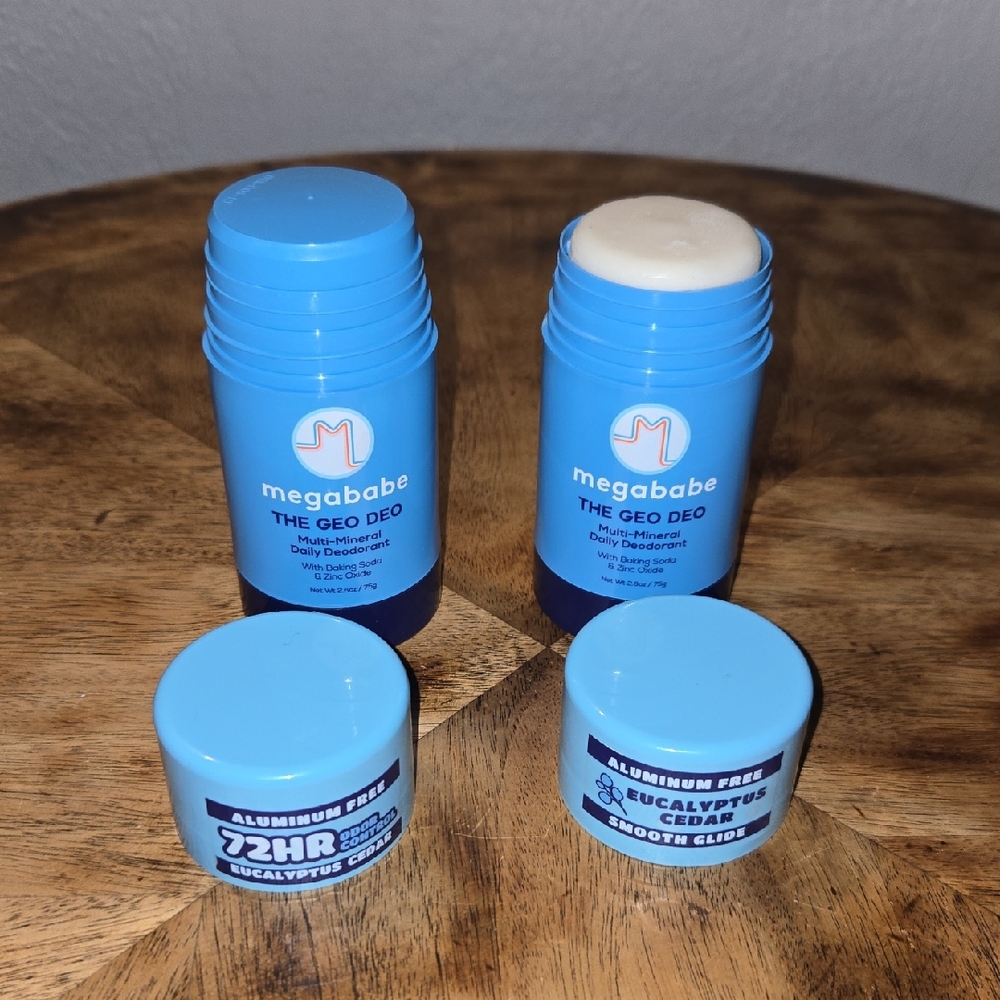 Megababe Geo Deo 2-Pack - 1 New/1 Opened But Never Used